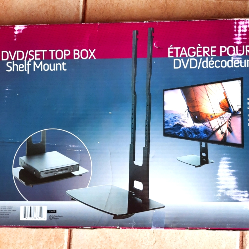 Dvd/Set Top Box Shelf Mount - Picture 3 of 5
